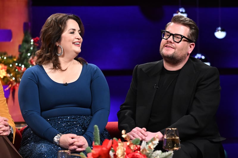 Ruth Jones and James Corden