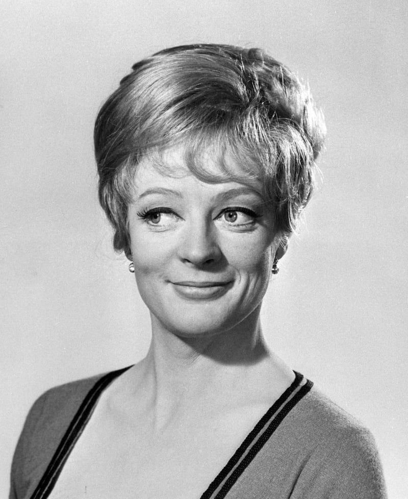 Dame Maggie Smith pictured in 1966