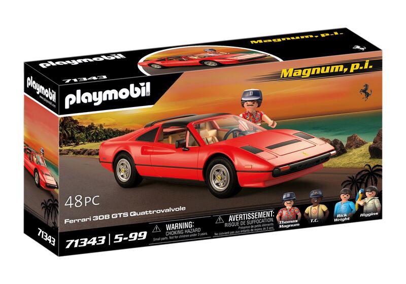 Playmobil's take on the Magnum, P.I. Ferrari is fun for anyone aged 5-99...