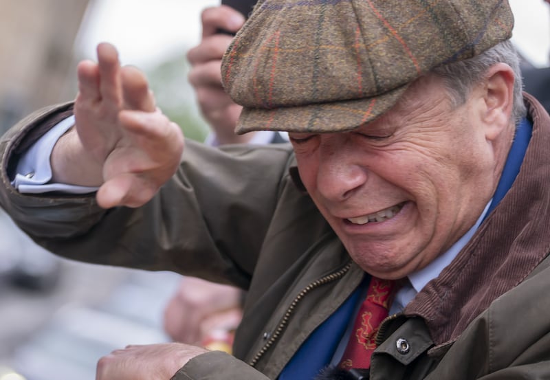 Nigel Farage had objects thrown at him on the Reform UK campaign bus in Barnsley in the run-up to the general election