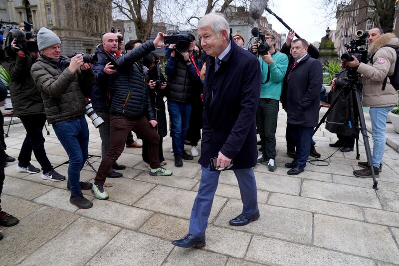 Independent TD Michael Lowry arrives at Leinster House, Dublin