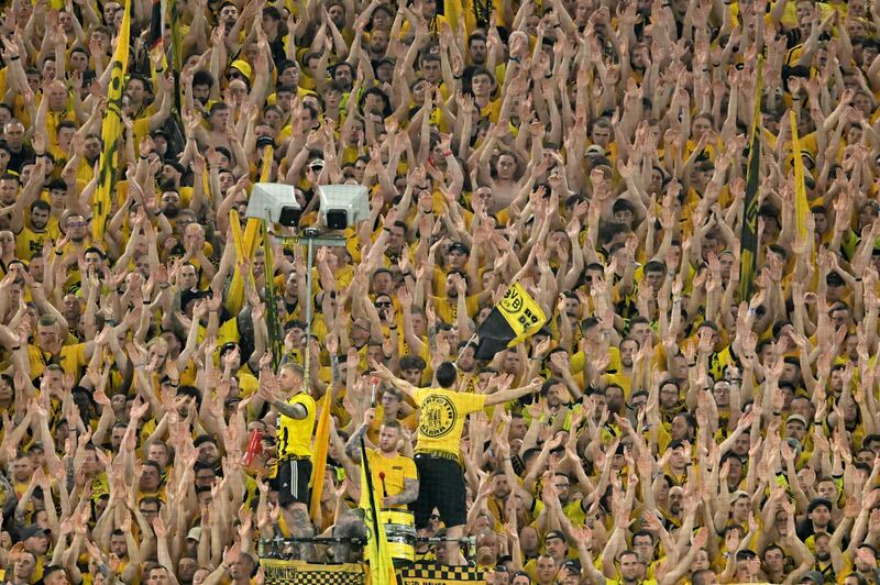 Borussia Dortmund fans were in full voice