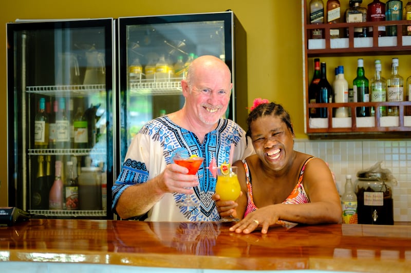 The couple had dreamed of owning a restaurant on St Lucia