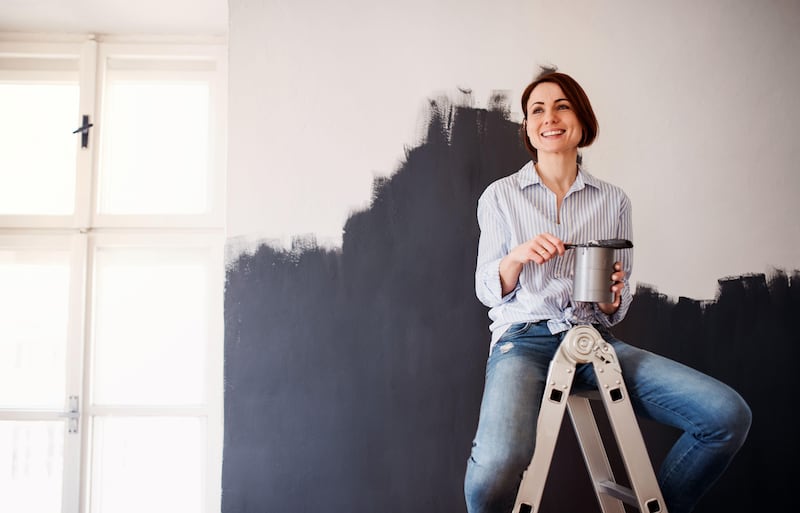 Painting is an easy way to update a room