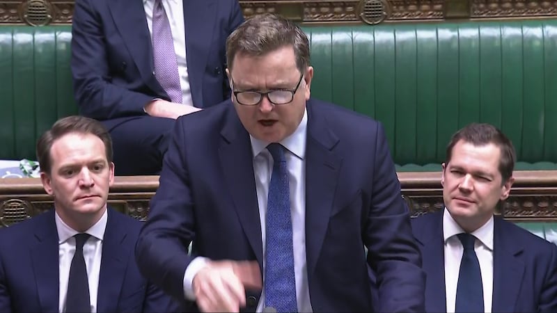 Shadow chancellor Mel Stride speaking in the House of Commons (House of Commons/UK Parliament)