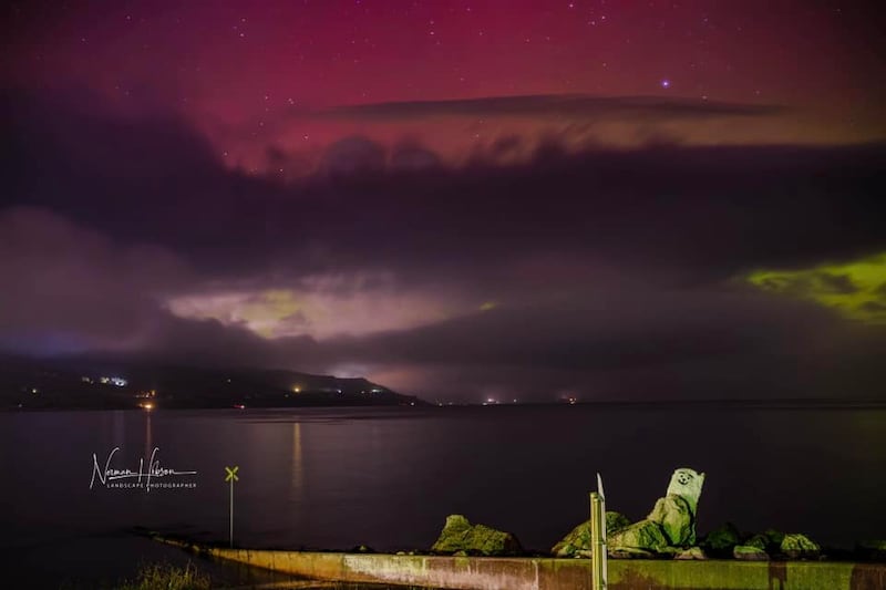 Colourful sky captured in Co Antrim. Credit: Norman Hobson