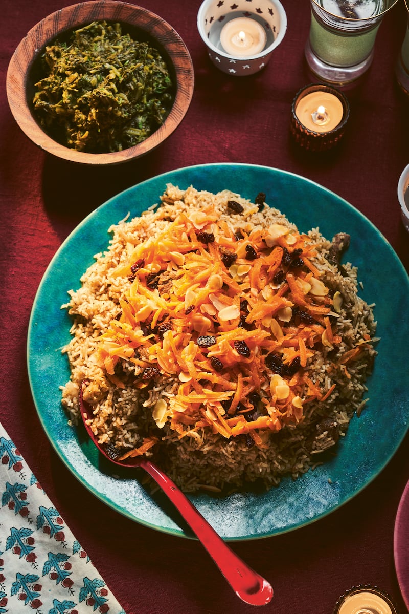 Nadiya Hussain’s kabuli pulao with qorma-e-sabzi