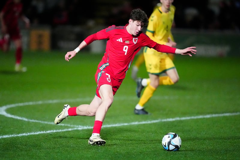Lewis Koumas scored a winning goal on his Wales Under-21 debut in March