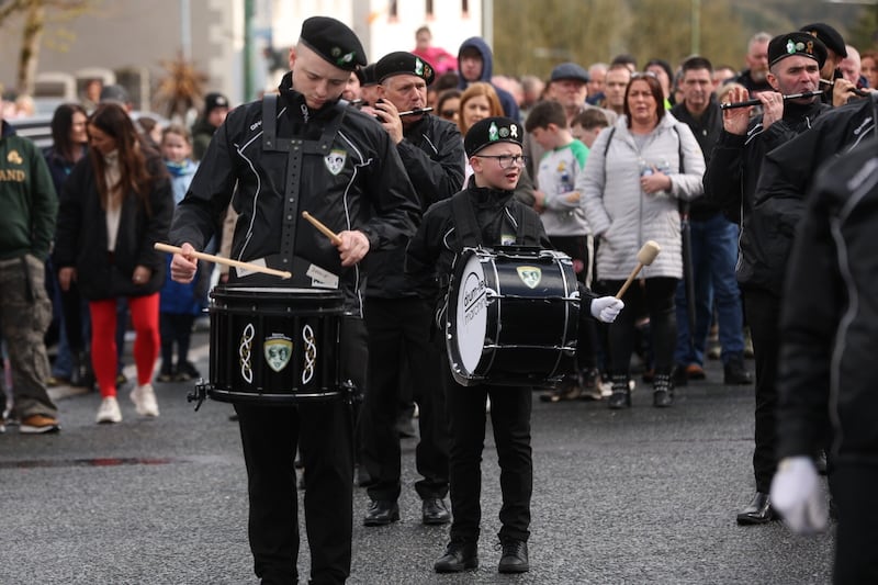  Easter republican commemoration in Carrickmore. Picture Mal McCann