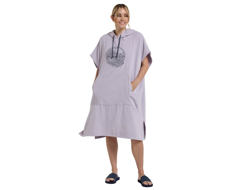 Animal Anna Womens Towelling Poncho, Mountain Warehouse