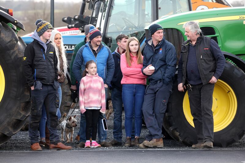 Farmers protest against the Inheritance Tax changes to Agricultural and Business Property Relief.