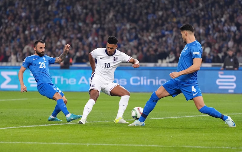 Ollie Watkins put England ahead early on against Greece