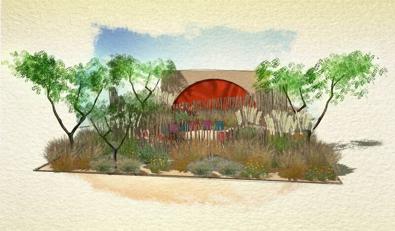 Sketch of The Lion King Anniversary Garden