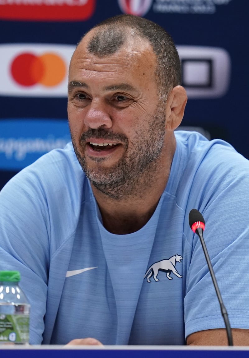 Michael Cheika was in charge of Argentina at the 2023 World Cup
