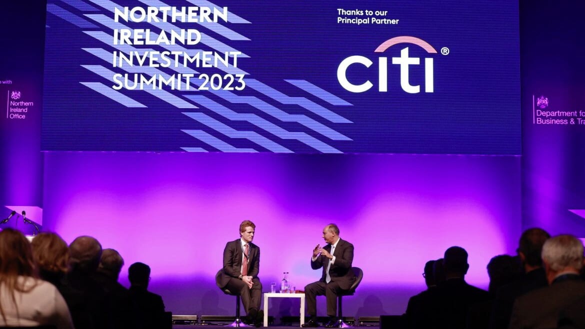 Citi was the main partner for the Northern Ireland Investment Summit in Belfast. Picture by Liam McBurney/PA Wire. 