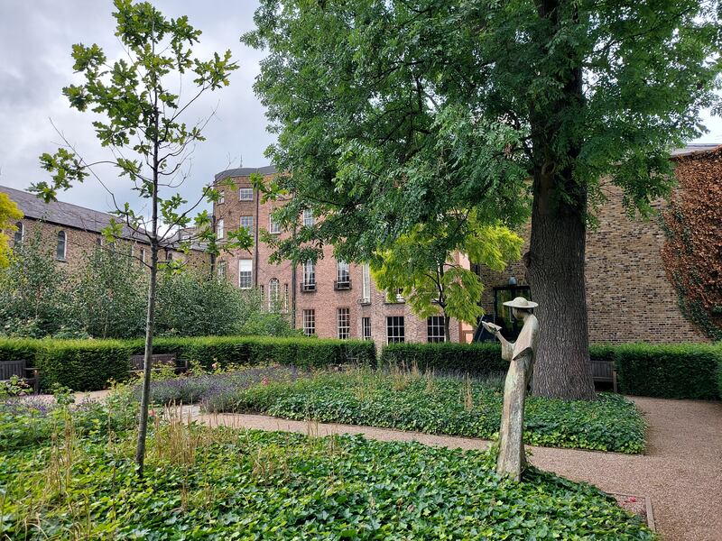 SANCTUARY: The gardens at Dublin's latest literary attraction, The Museum of Literature Ireland