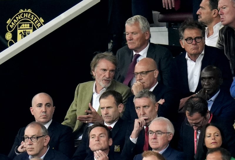 Sir Jim Ratcliffe, Sir Dave Brailsford, Omar Berrada, Dan Ashworth and Jason Wilcox were all at Old Trafford for the defeat to Liverpool