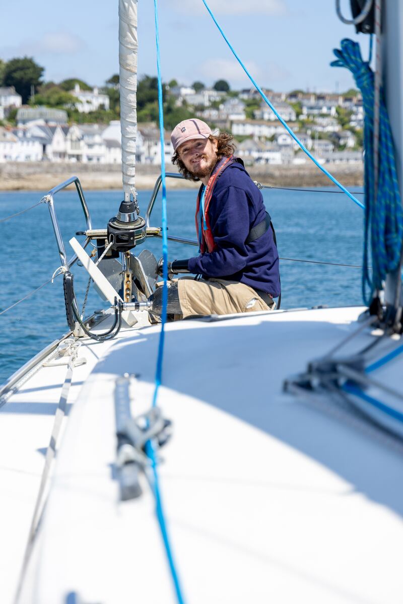 He said he was feeling ‘excited but nervous’ ahead of his mammoth sail next year