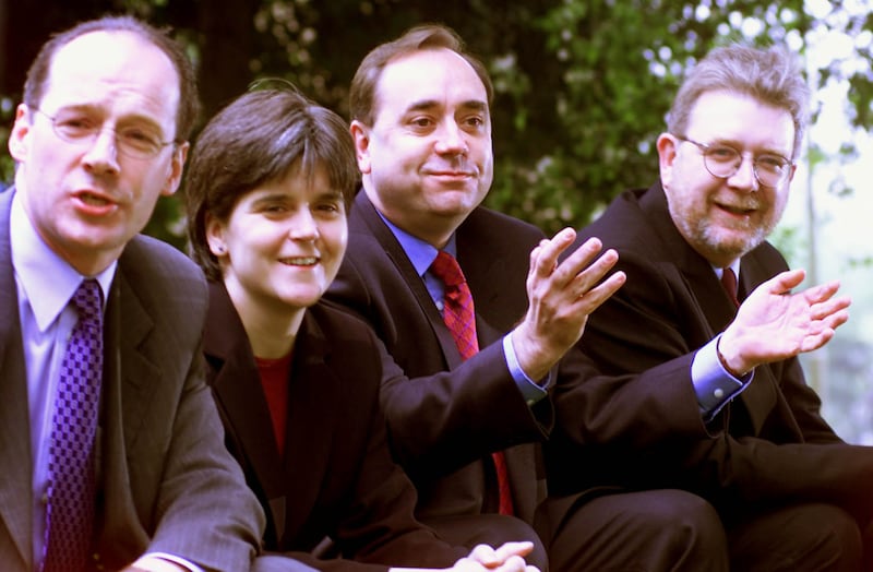 The documentary features interviews with figures at the top of the SNP over four decades