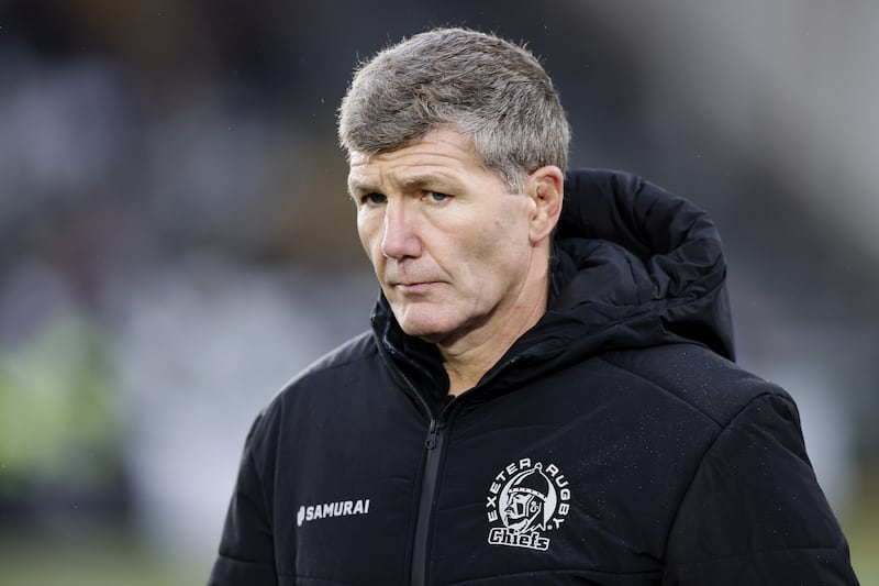Exeter rugby director Rob Baxter, pictured, has hailed Slade’s form