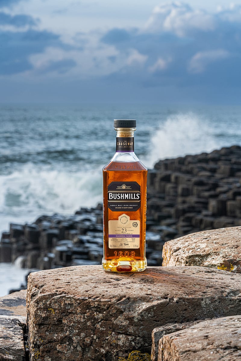 Bushmills 23-Year-Old Madeira Cask is now available from World Duty Free stores at Heathrow Airport with an RRP of £390.