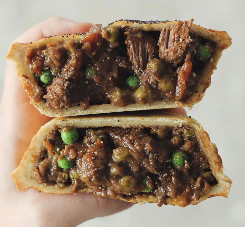 Steak and Guinness pie from Pie Eyed.