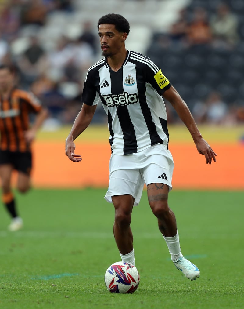 Jamal Lewis played during Newcastle’s pre-season but said the “writing was on the wall” regarding his future on Tyneside