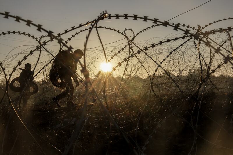 Ukrainian forces are continuing to battle Russian troops (Oleg Petrasiuk/Ukrainian 24th Mechanised Brigade via AP)