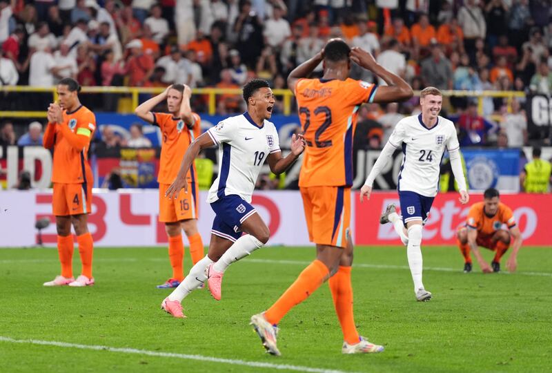 Ollie Watkins and Cole Palmer, right, were England’s super-subs against the Netherlands