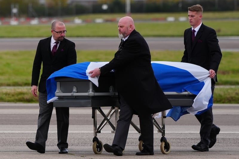 Mr Salmond’s body was repatriated on Friday