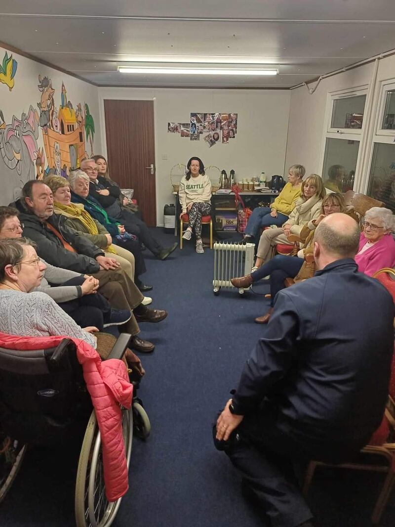A support meeting in Derry.