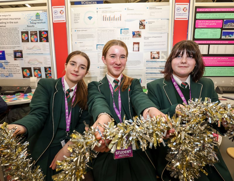 Fifteen projects from nine schools across five counties in Northern Ireland have qualified for this year’s BT Young Scientist & Technology Exhibition (BTYSTE), which takes at the RDS in Dublin from January 8-11 next.