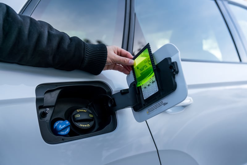 An ice-scraper is a cheap and easy solution to get stubborn ice off your windscreen. (Skoda)