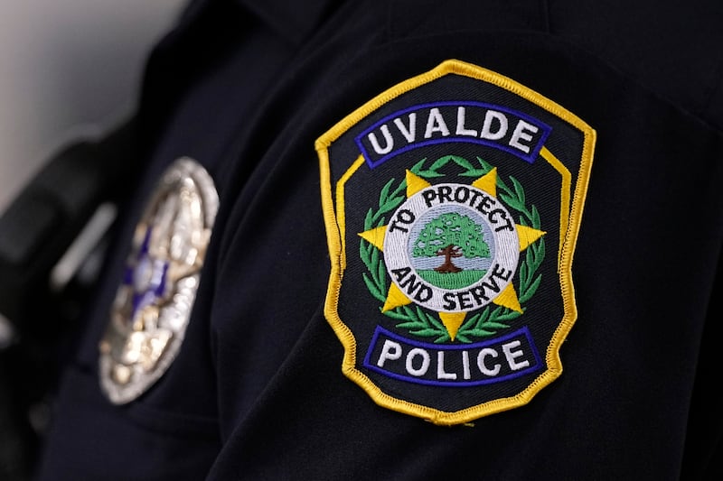 Uvalde police officers have faced criticism (Eric Gay/AP)