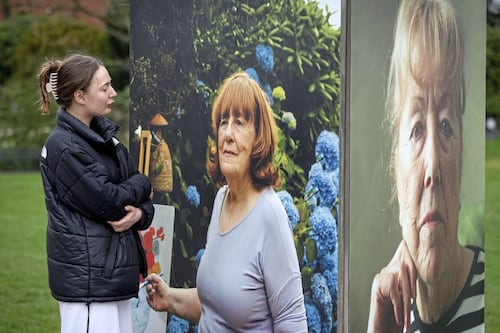 Portraits of 16 mothers bereaved during the Troubles on display in south Belfast 