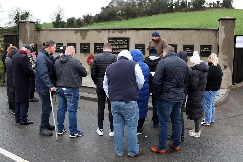 A service was held at the site to mark the 49th anniversary