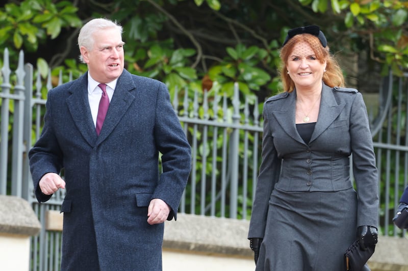 The Duke of York with his ex-wife Sarah, Duchess of York