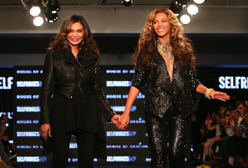 Beyonce and her mother Tina Knowles