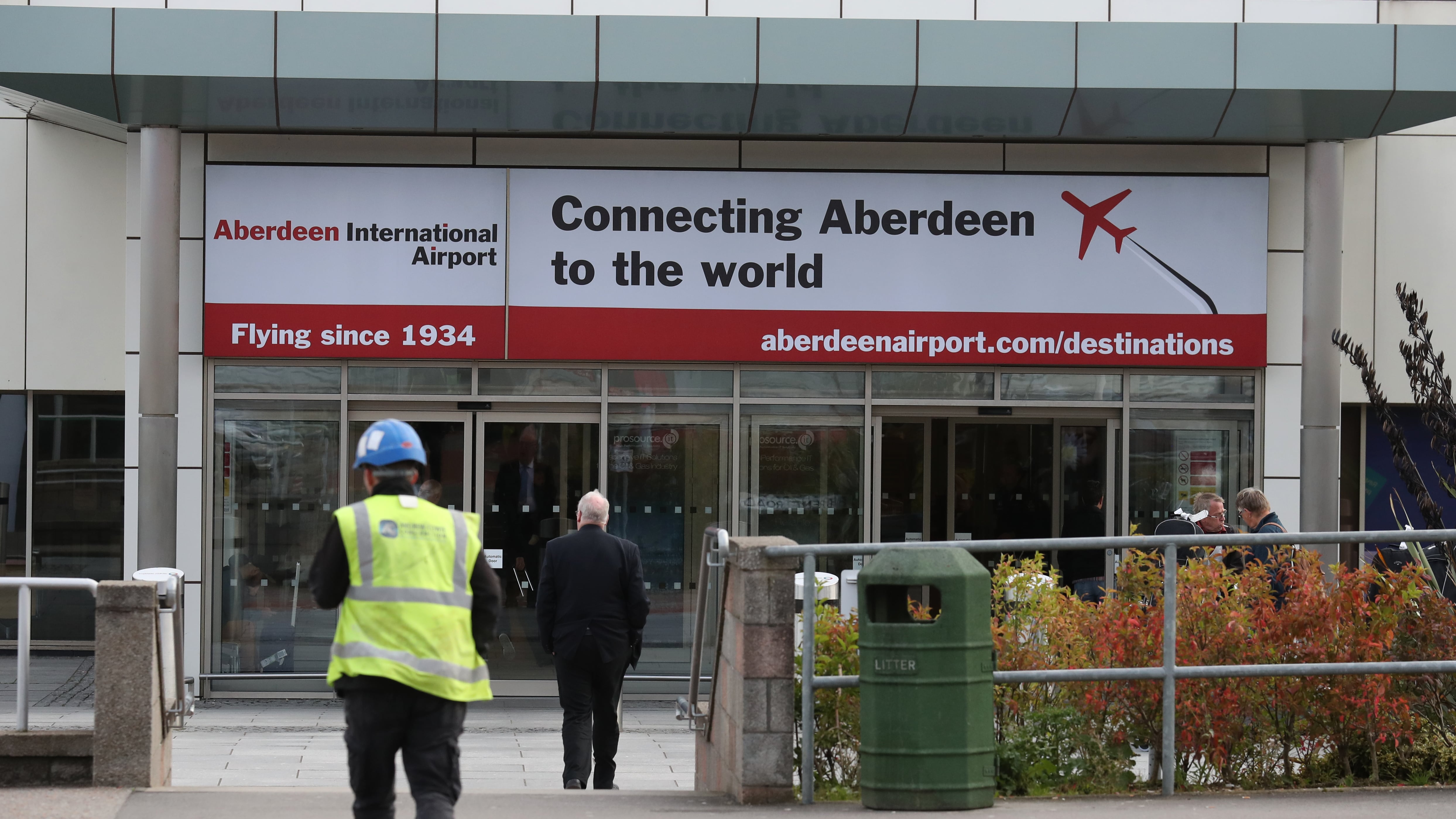 A general view of Aberdeen International Airport