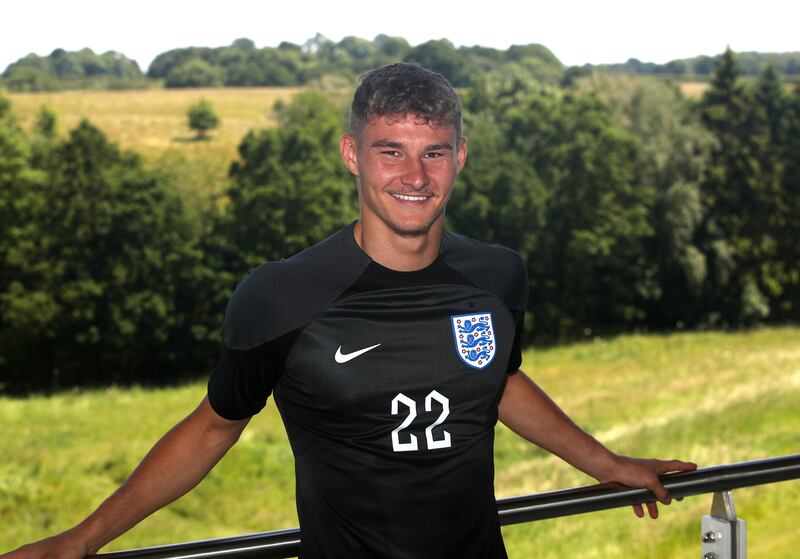 On-loan Brighton goalkeeper Carl Rushworth has ambitions to progress from Under-21 level to senior duty with England