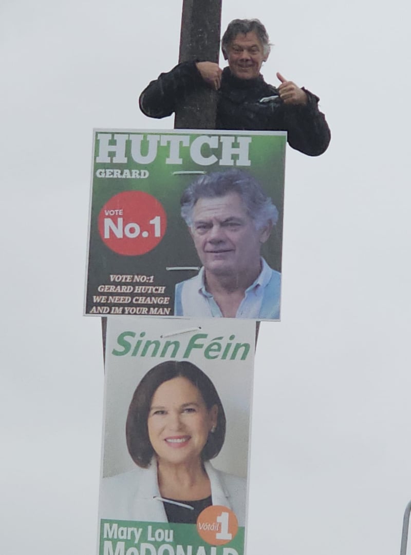 Hutch is running for election in the same constituency as Mary Lou McDonald (x.com/GerardHutchNo1)