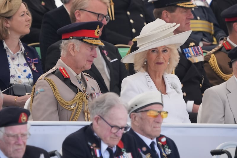 The King and Queen at the UK national commemorative event for the 80th anniversary of D-Day