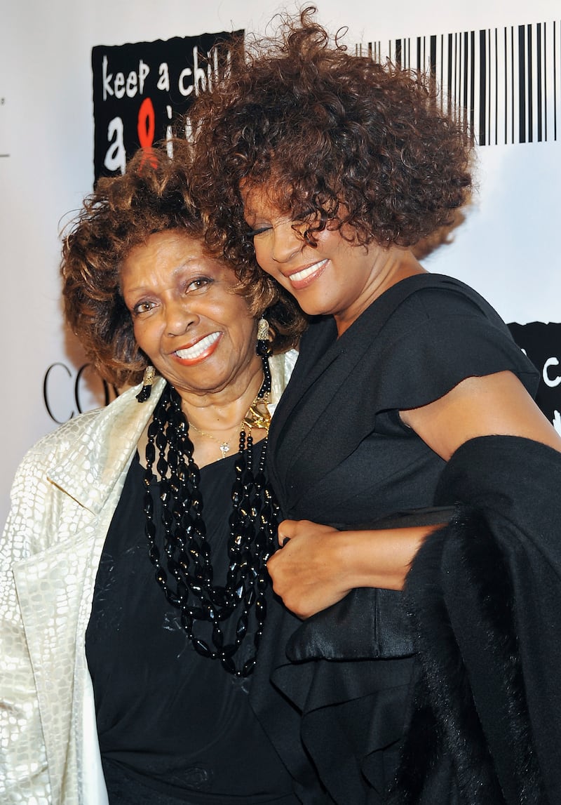 Singers Cissy Houston, left, and her daughter Whitney Houston in 2010 (Evan Agostini/AP)