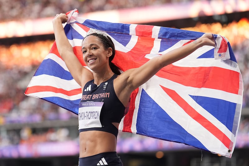 Katarina Johnson-Thompson claimed her first Olympic medal with a silver in the heptathlon