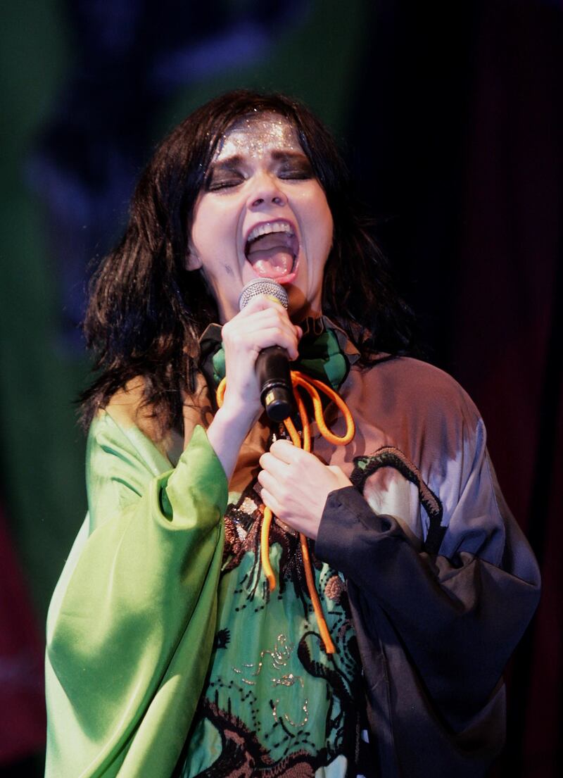 Bjork performed at the Olympics opening ceremony in 2004