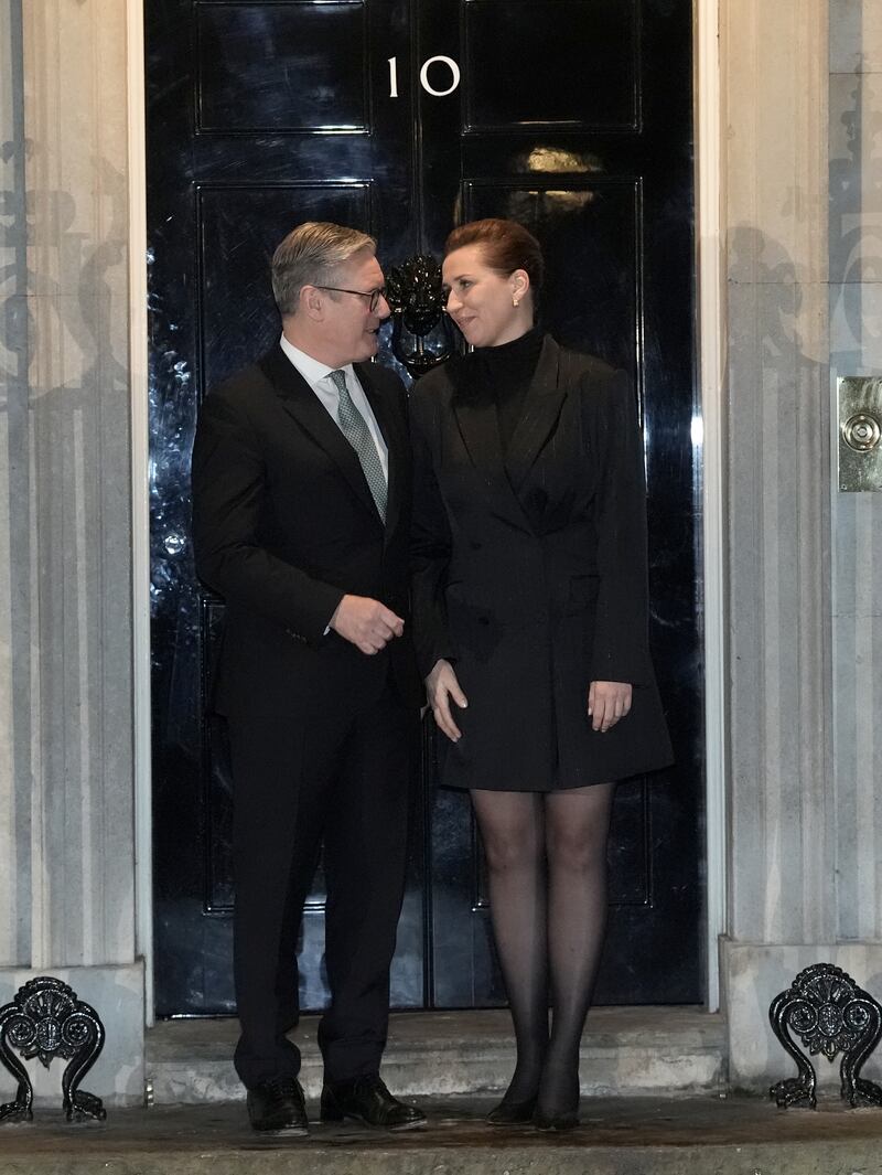 Sir Keir Starmer welcomes Prime Minister of Denmark Mette Frederiksen to 10 Downing Street