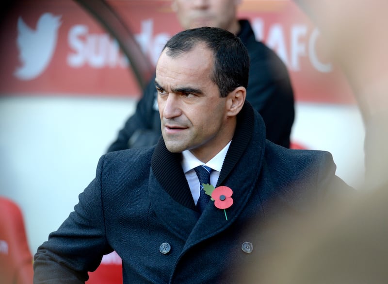 Everton manager Roberto Martinez was sacked following his side’s 3-0 defeat at Sunderland