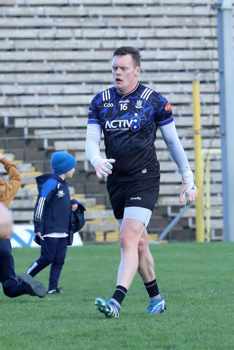 Monaghan's Rory Beggan in action during the Ulster GAA Senior Football Championship between Monaghan and Cavan at St. Tiernach's Park Clones on 04-07-2024. Pic Philip Walsh