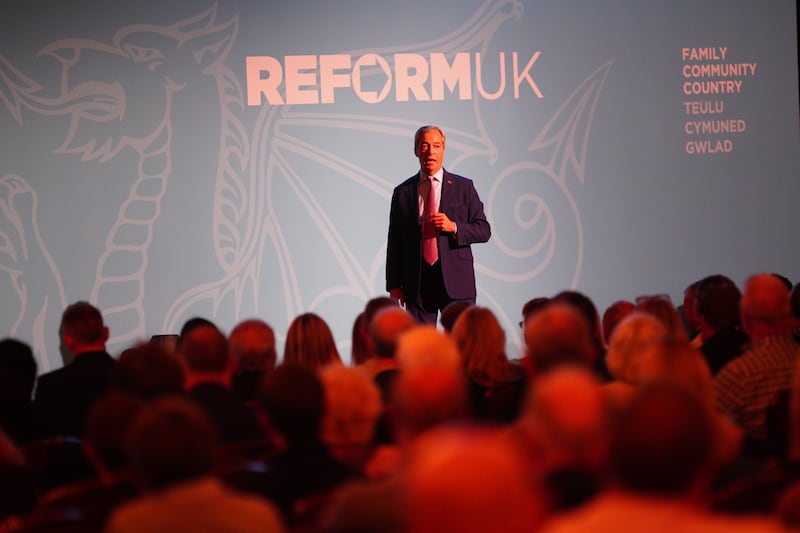 Mr Farage said the Reform UK membership had increased to 96,000.