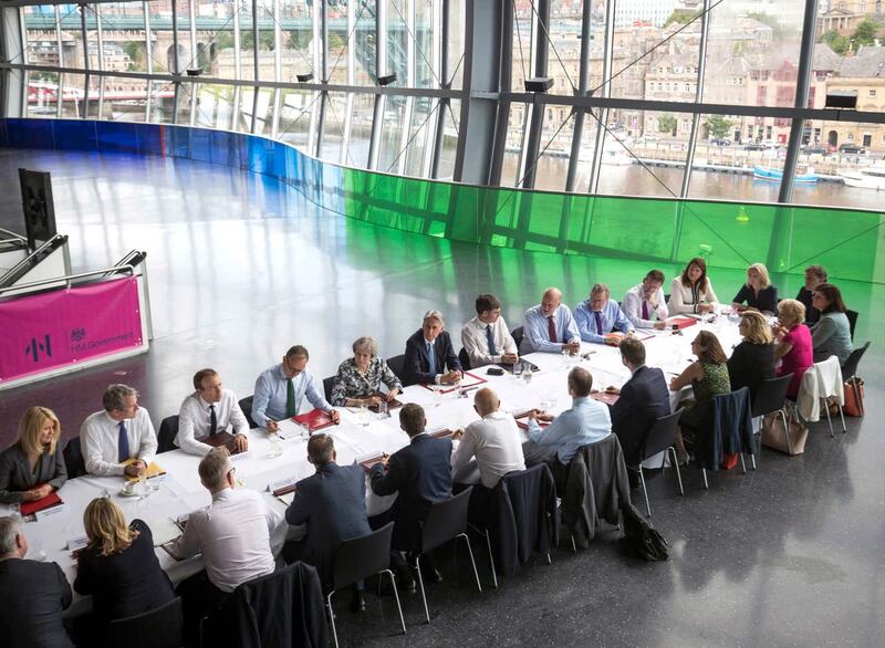 Cabinet meeting in Gateshead